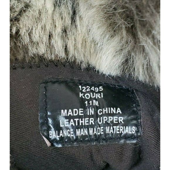 Bjorndal Kouri Wedge Boots Booties Brown Leather Fur Trimmed 11 - Picture 2 of 4